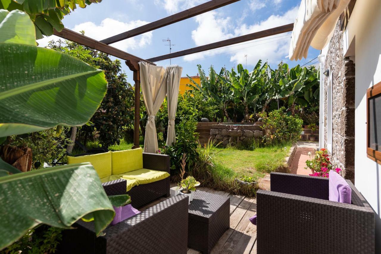 Villa Canaria Piscina Jacuzzi Jardin Santa Maria de Guia de Gran Canaria Ngoại thất bức ảnh